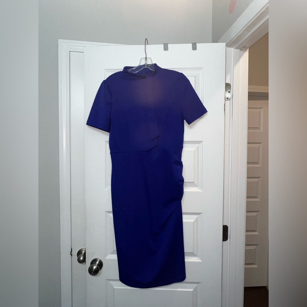 SHEIN Royal Blue Midi Dress